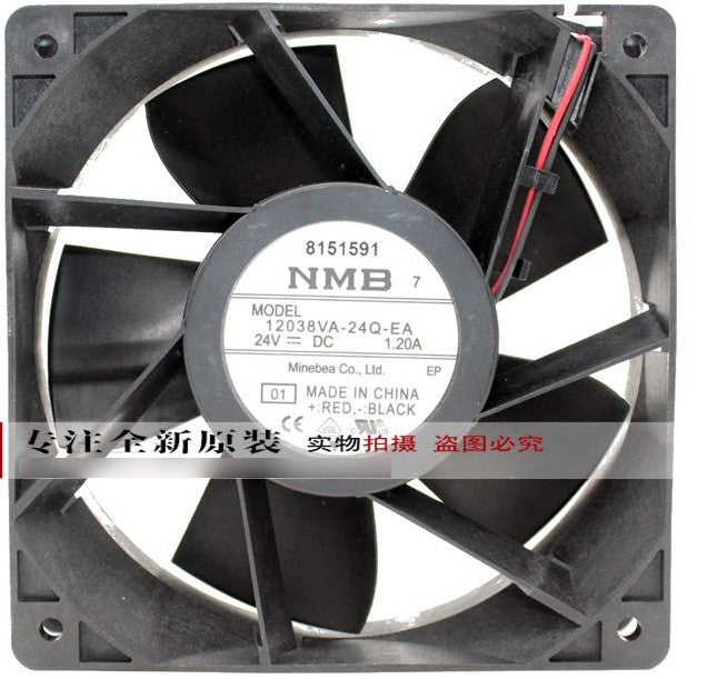 NMB 12038VA-24Q-EA 24V 1.2A 2 wires Cooling Fan NMB 12038VA-24Q-EA 24V 1.2A 2 wires Cooling Fan